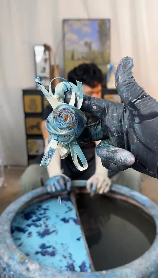 555玫瑰发圈星空