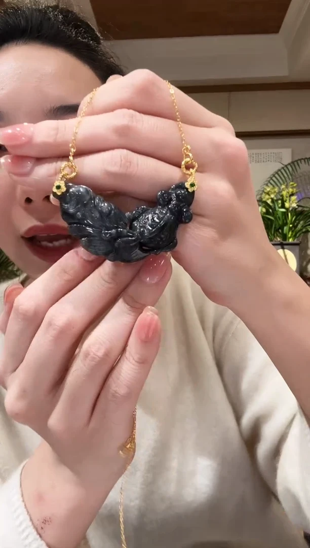 【闪购商品】翡翠颈饰未镶嵌国风