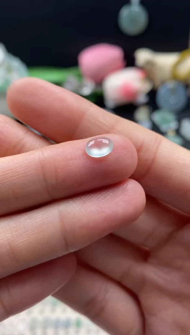 【闪购商品】翡翠颈饰未镶嵌翡翠冰种蛋面