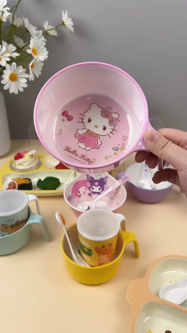 密胺凯蒂猫单柄碗GKT-S1303