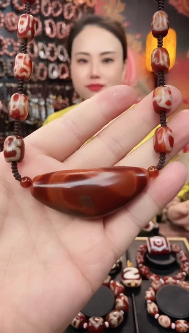 玛瑙/玉髓项链未镶嵌法螺锁骨链