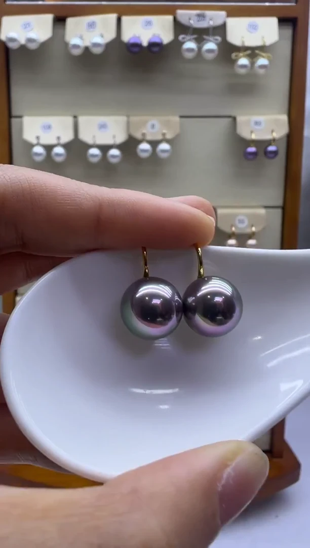 未镶嵌耳饰淡水珍珠0160