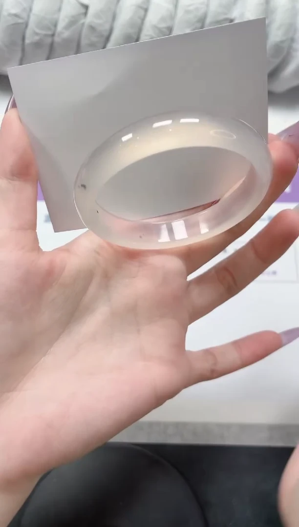 石英质玉手镯未镶嵌320-54.5草花