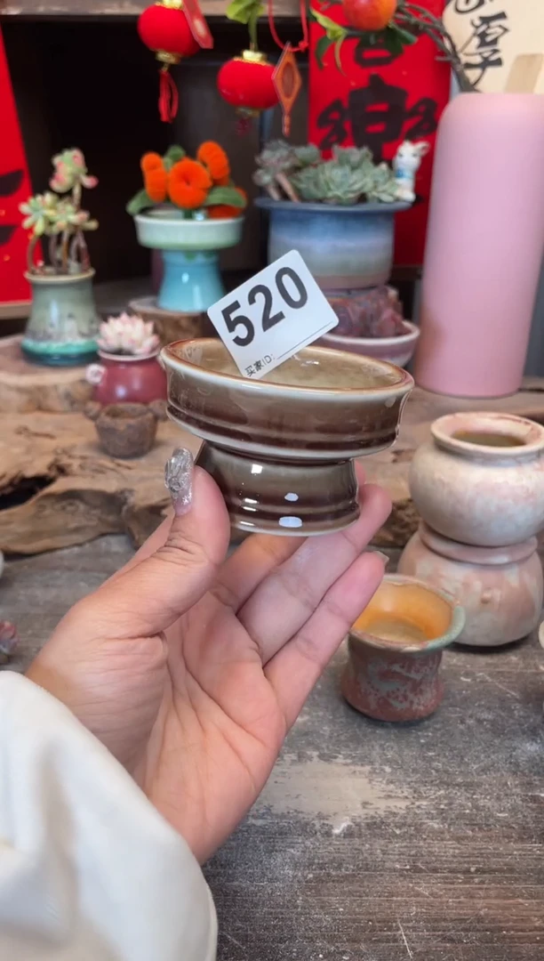 【闪购商品】摆件520知木小芳花盆