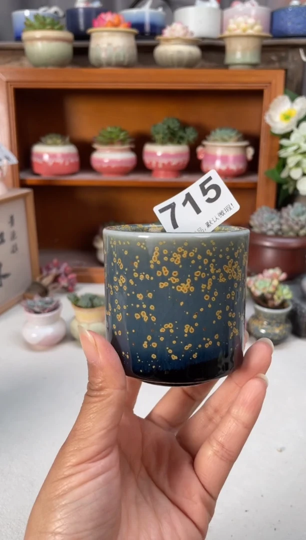 瓷片715知木小芳花盆