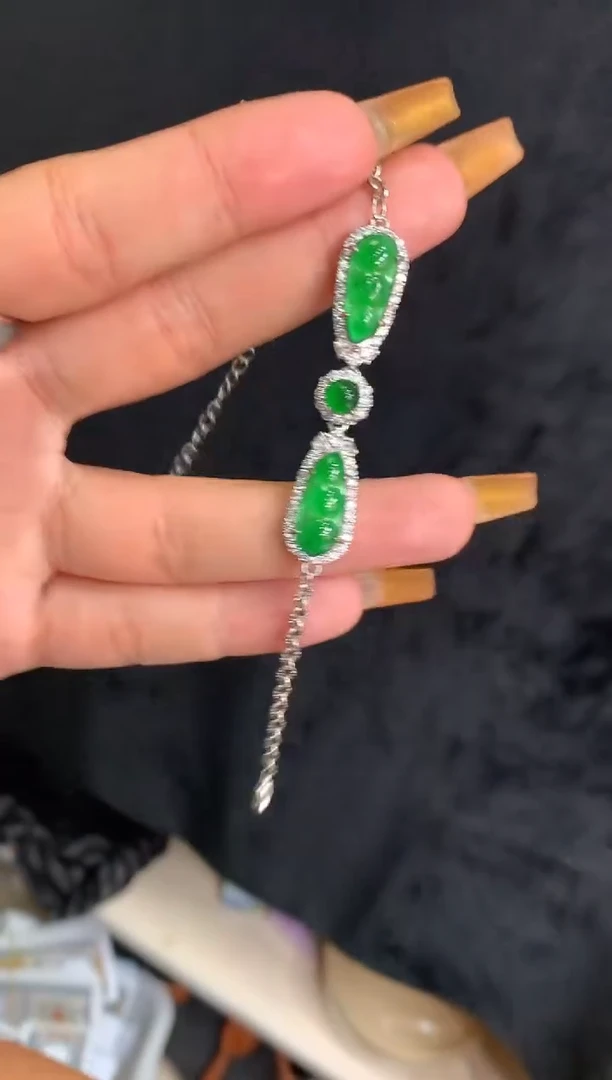 定制翡翠未镶嵌38定制翡翠-多样性发货（发其一）