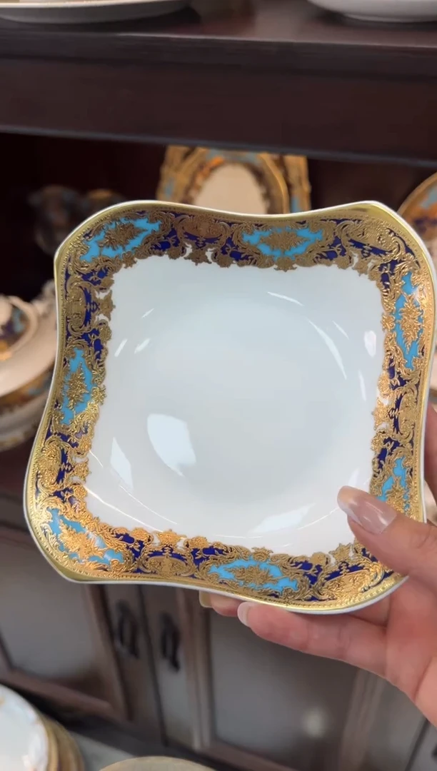 【闪购商品】瓷片6寸方形碗  福利价  福利价