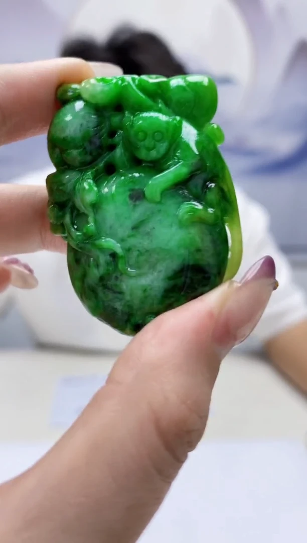 定制翡翠未镶嵌5145jw-毛货挂件126