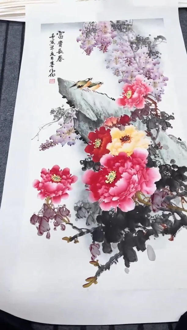 精品国画花鸟作品