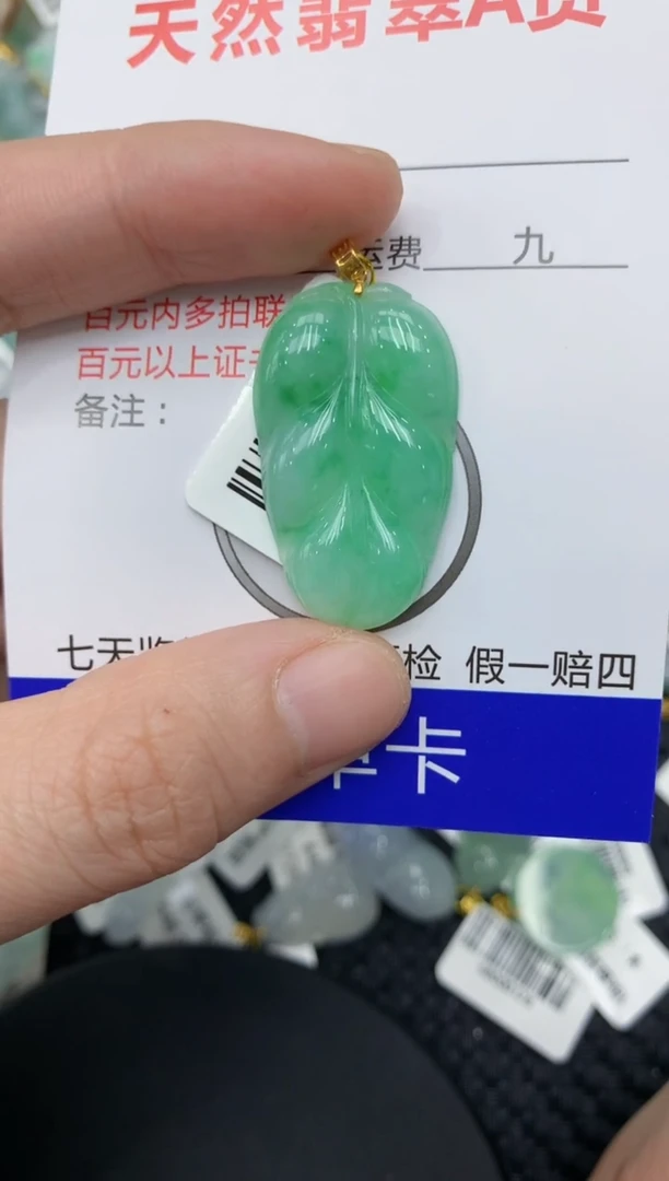 【闪购商品】翡翠颈饰18K金镶嵌111111111111