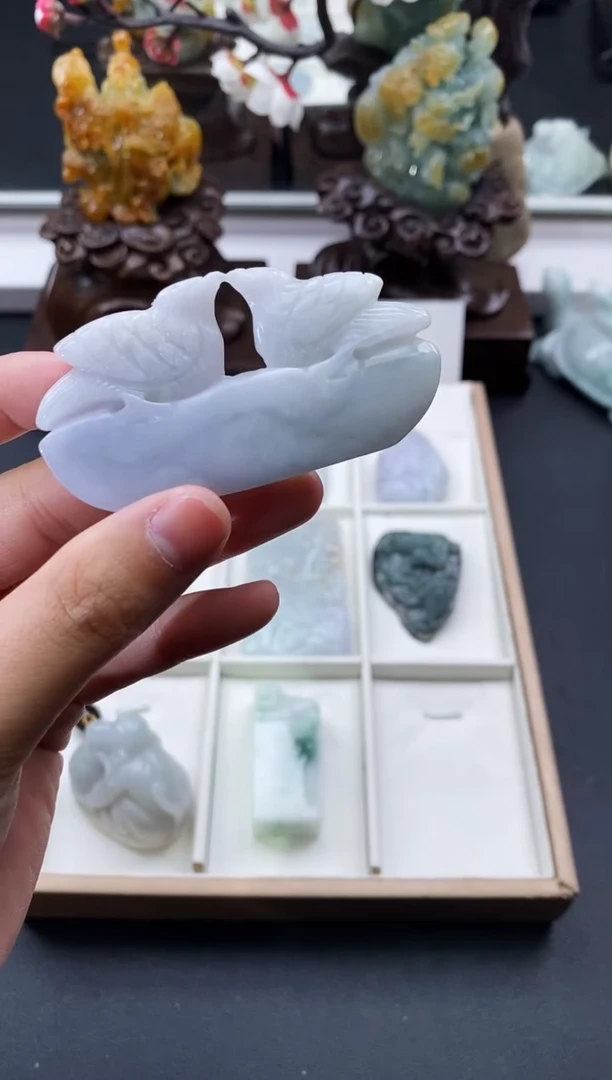 颈饰未镶嵌翡翠天然缅甸A货翡翠