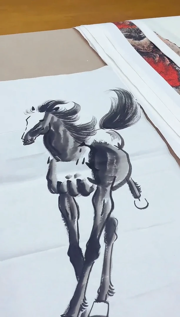 国画九霄甄选国画作品zhb马