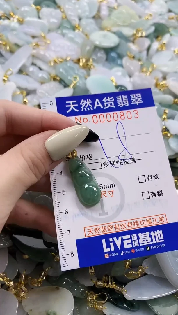 颈饰未镶嵌翡翠天然A货翡翠