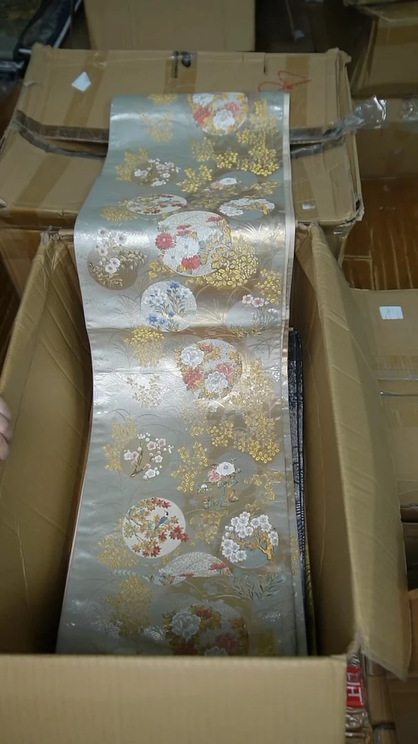 织绣44素雅细密织团花