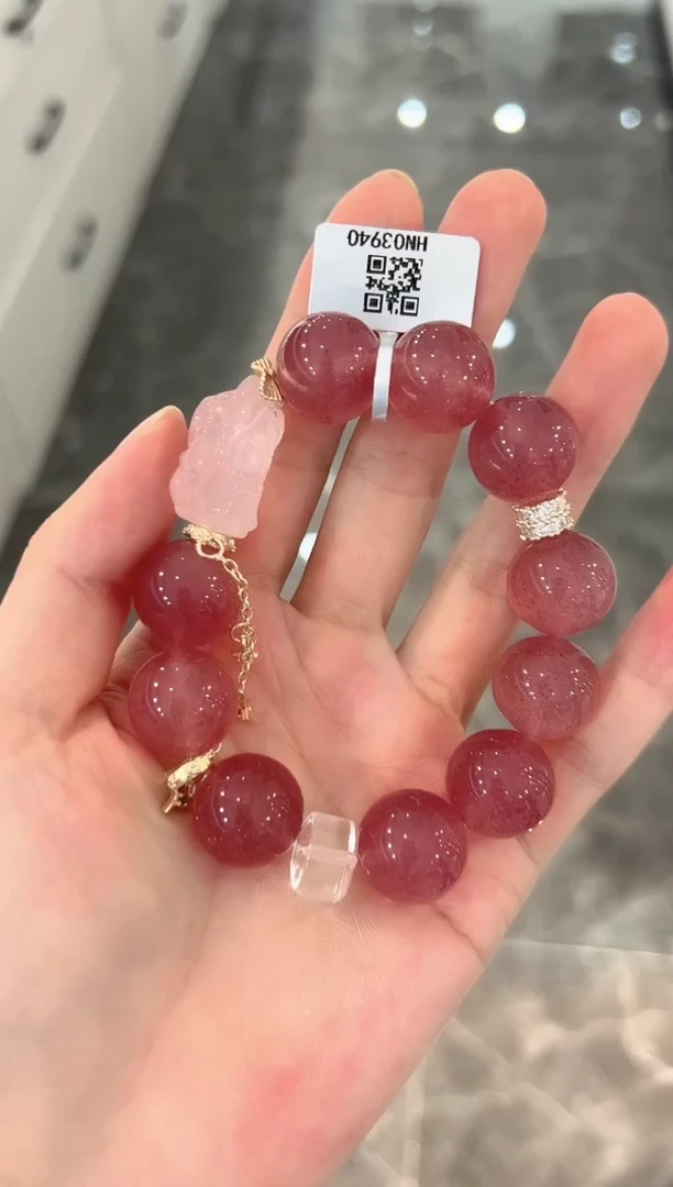 未镶嵌手串石英质玉手串