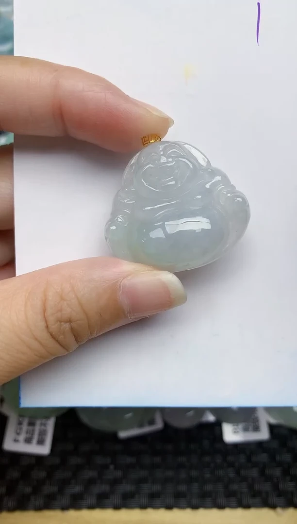 翡翠银S925镶嵌颈饰天然A货翡翠 3