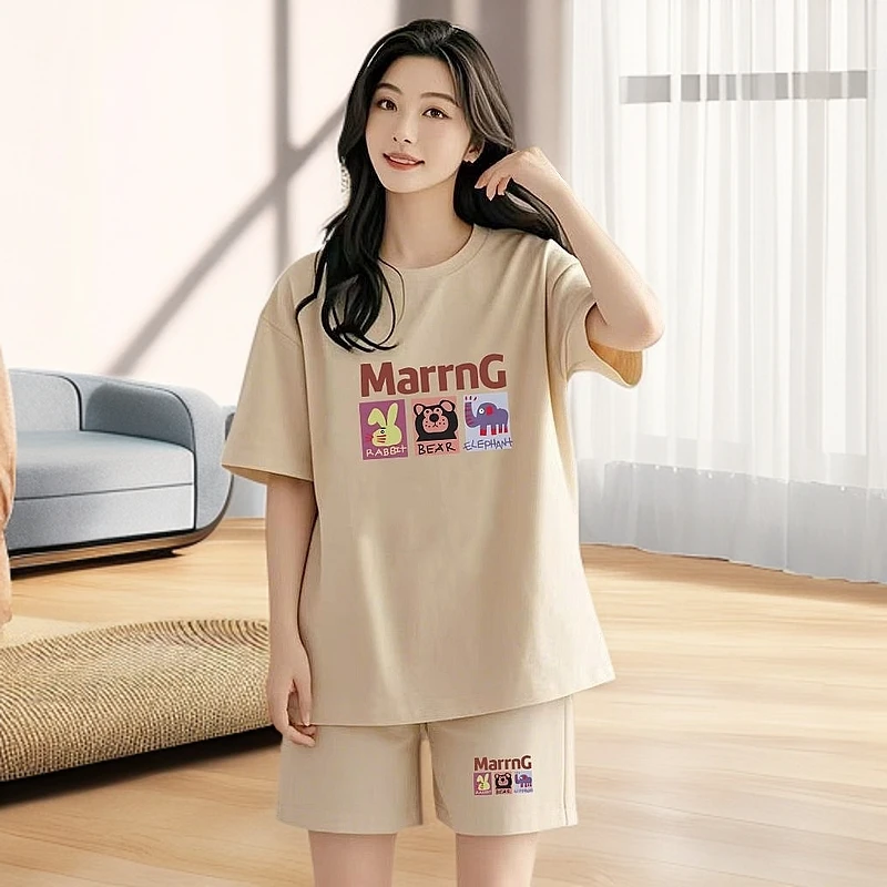 清仓捡漏夏季新款韩版休闲宽松休闲运动套装薄款女短裤大码家居服