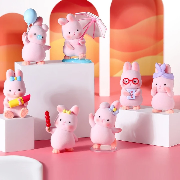 【拆盒】溜溜兔日常系列潮玩盲盒