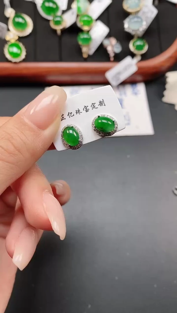 银S925镶嵌戒指翡翠11111