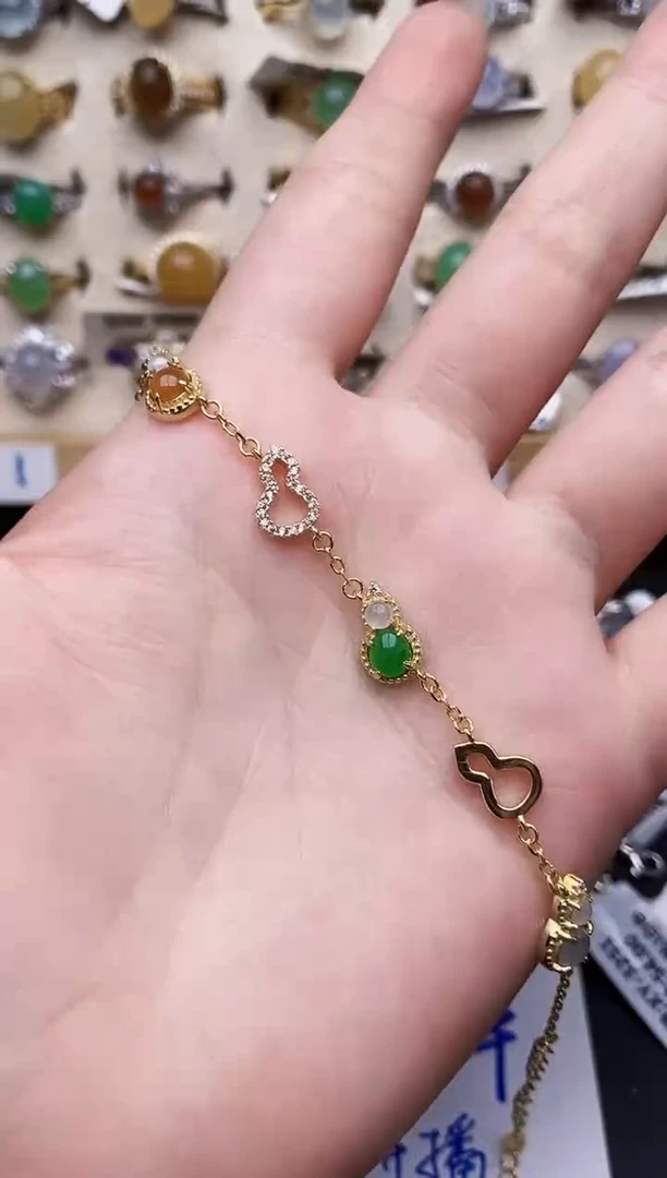 银S925镶嵌戒指翡翠109