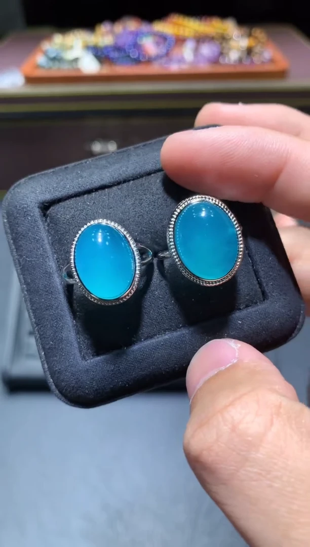 【闪购商品】天河石戒指未镶嵌P22【多样性发其一】