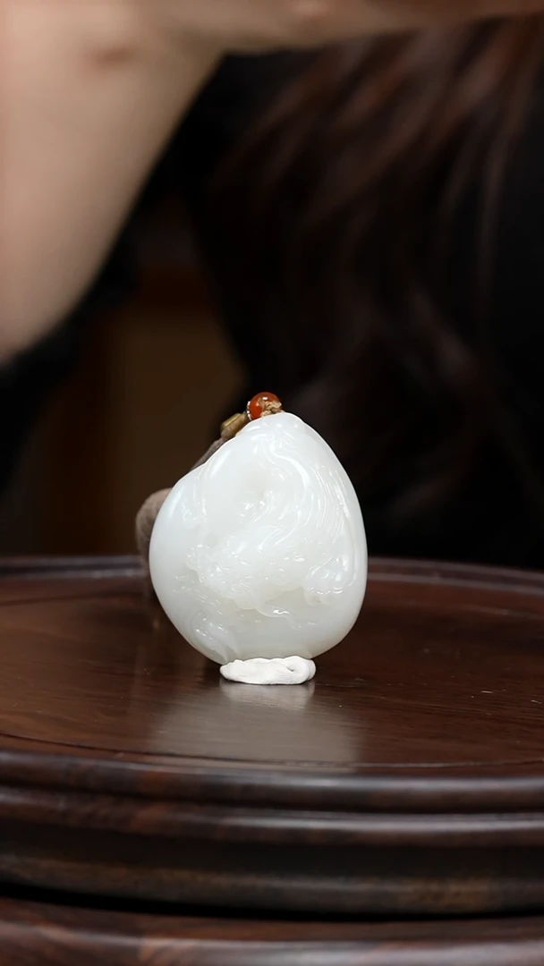 未镶嵌和田玉把件读**懿