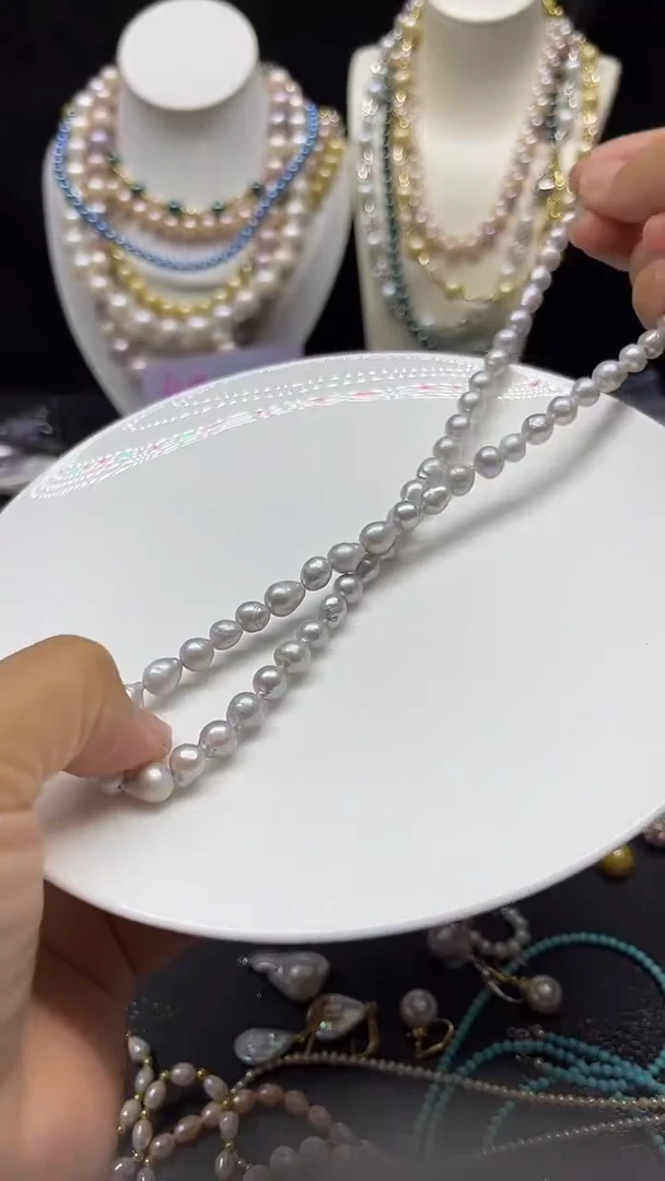 颈饰未镶嵌淡水珍珠多人