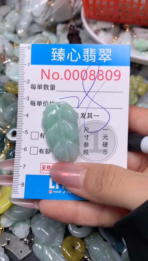 【闪购商品】翡翠颈饰未镶嵌含绳0008809