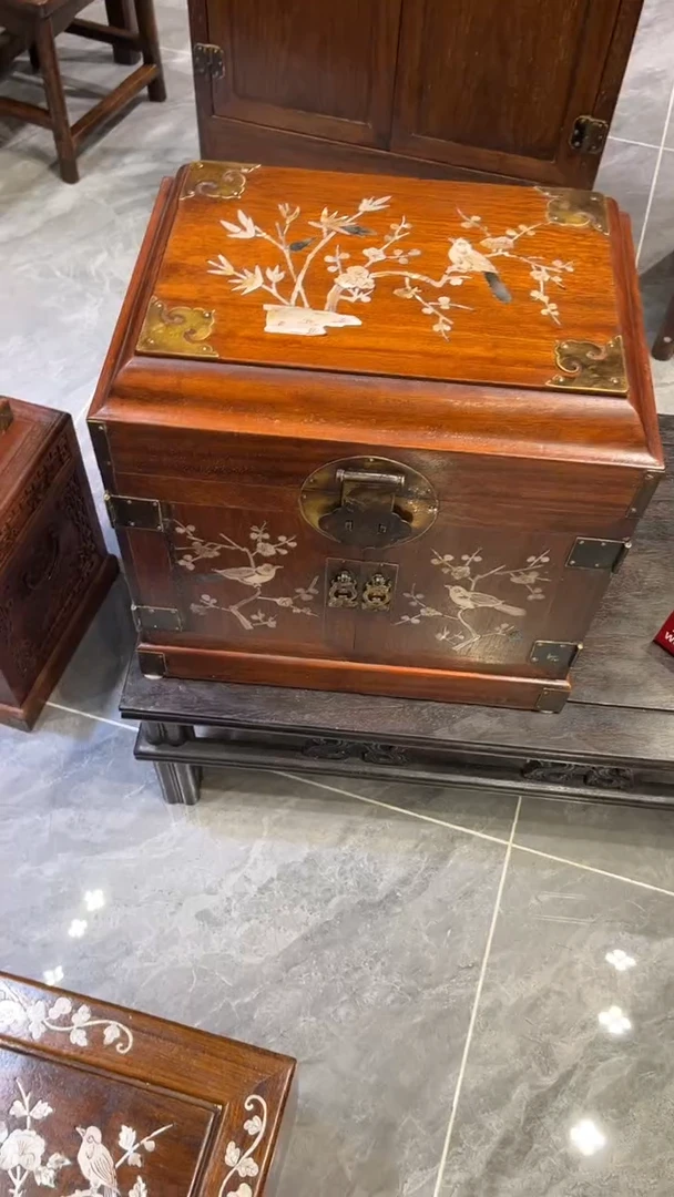 木喜鹊登梅 首饰箱 官箱