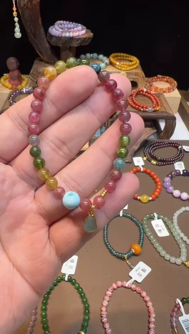 【闪购商品】碧玺手链未镶嵌手饰@@0777