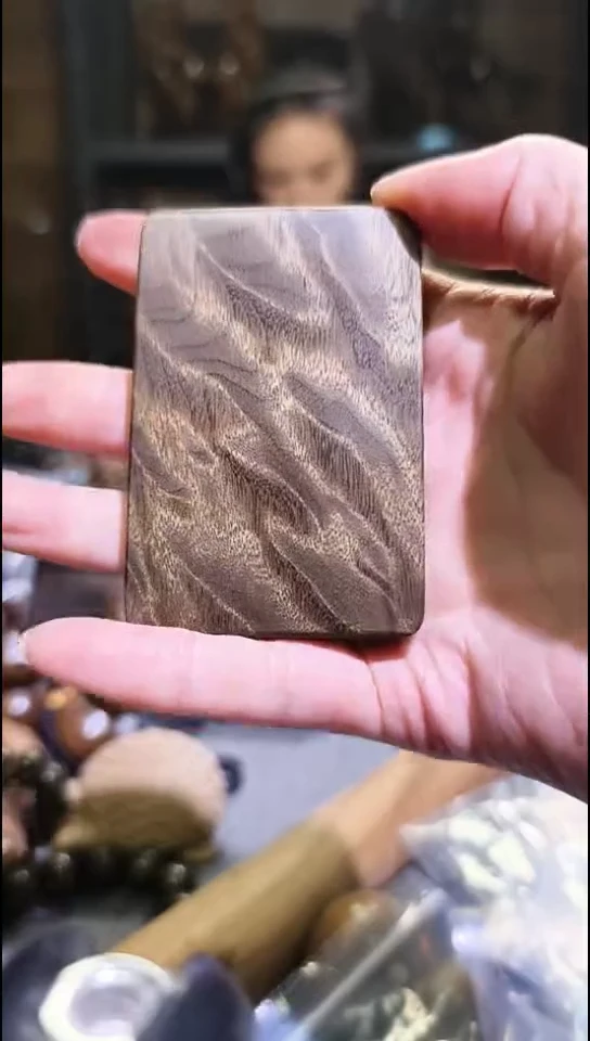 金丝楠无事牌手把件