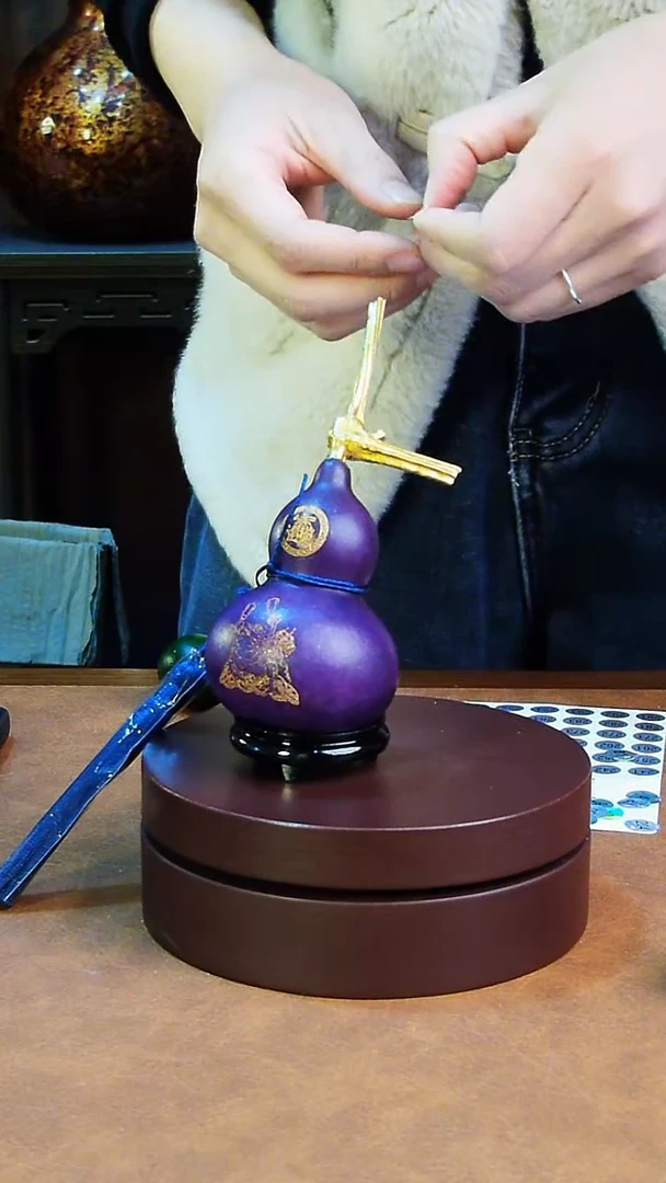 【闪购商品】244漆彩葫直播闪购链接一物一图送底座