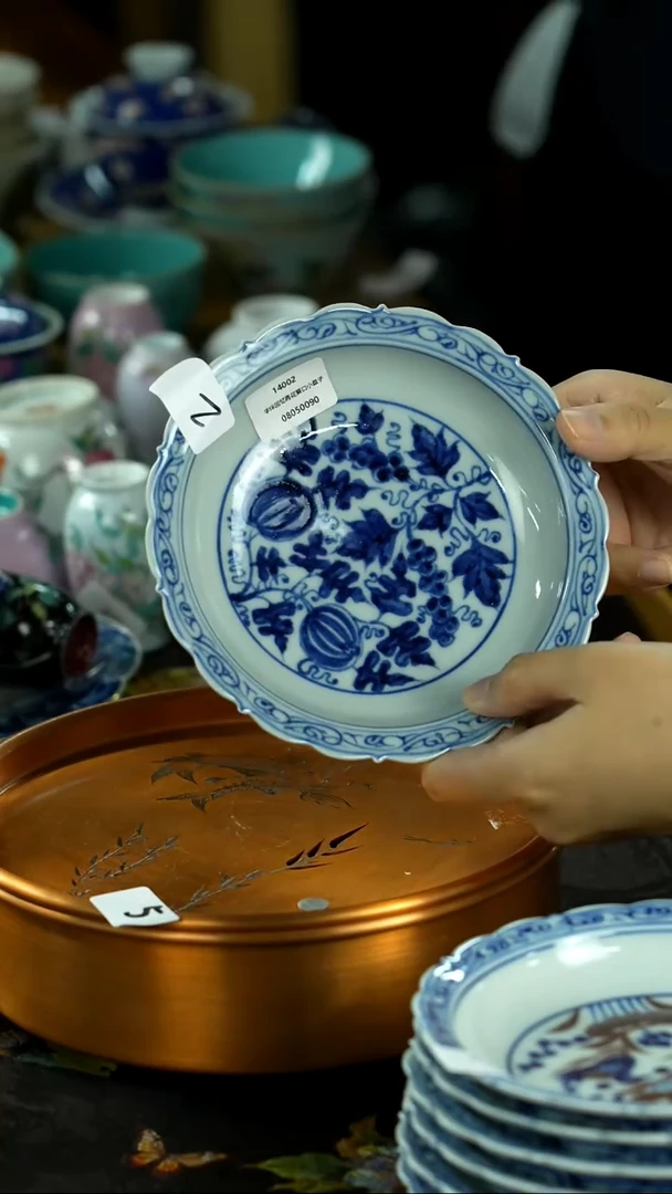 中秋国庆景德镇手绘瓷器