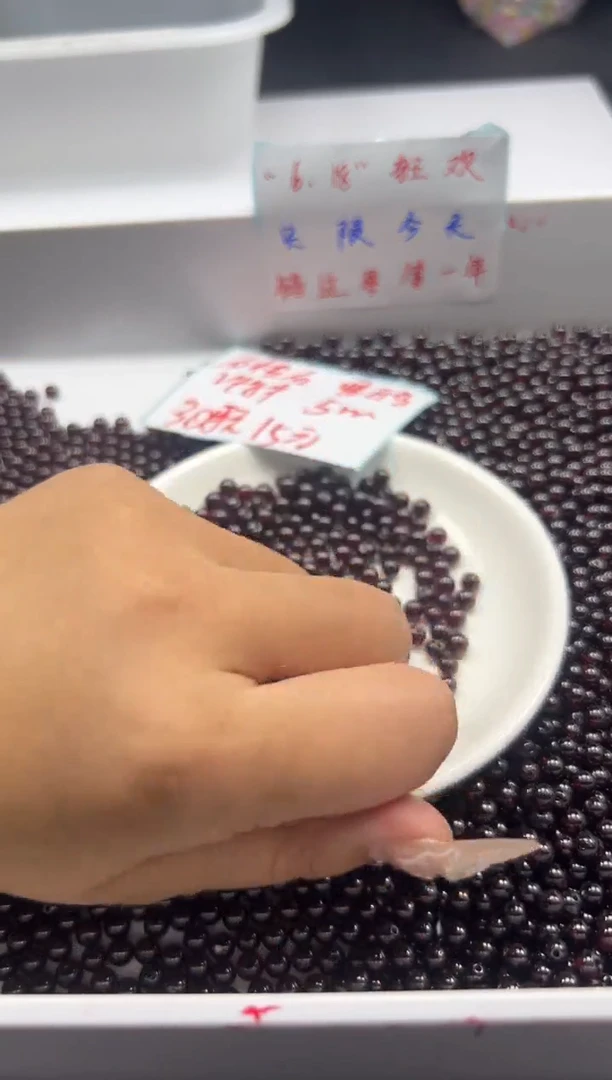 未镶嵌颈饰石榴石w206石榴石5mm*30颗