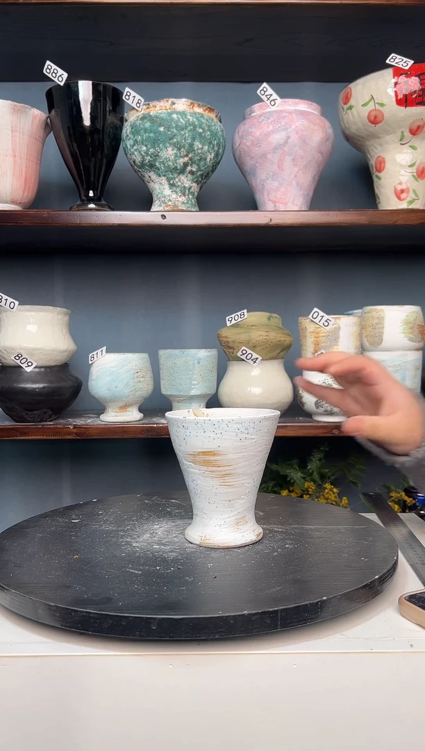 瓷片白泥017有孔11/13