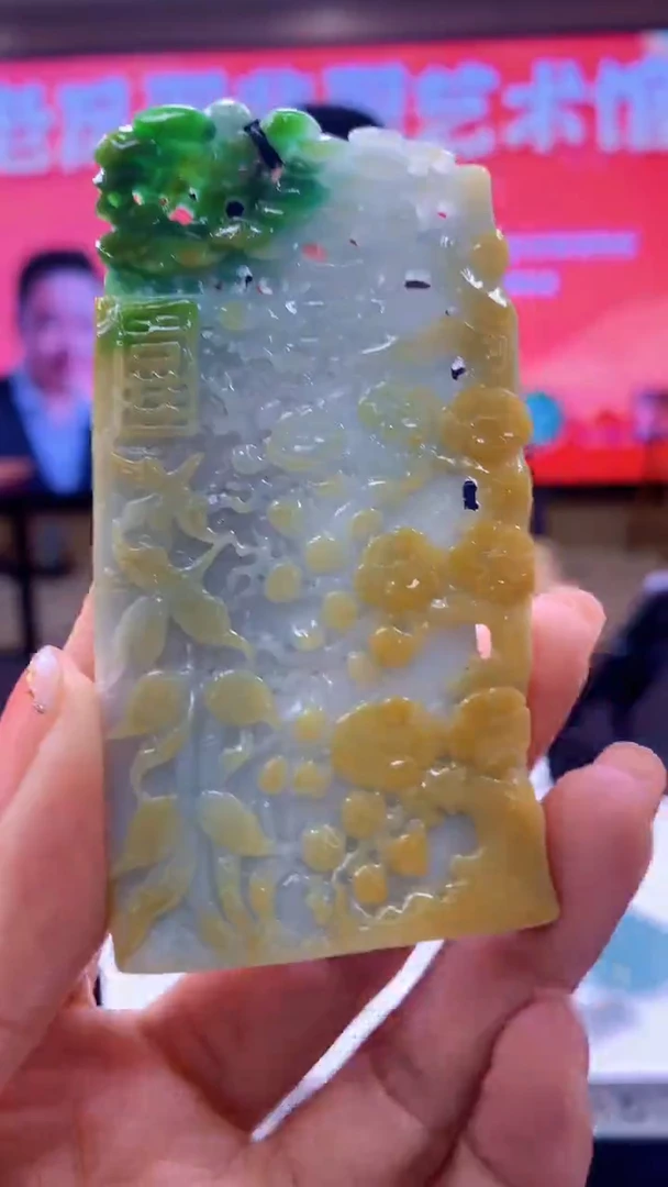 定制翡翠未镶嵌1034jj-毛货挂件22