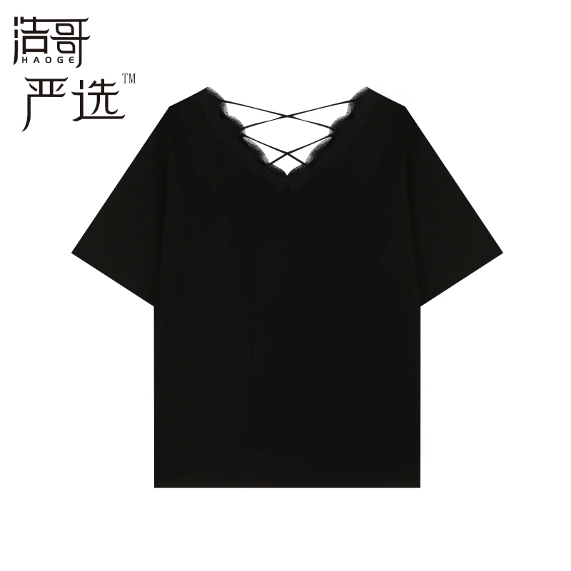 浩哥严选●T恤预C5TX5333A时尚百搭夏季舒适宽松小众休闲纯色设计
