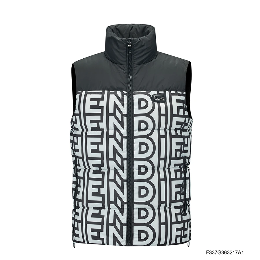 FENDILOR小怪兽25年秋冬款男士羽绒马甲 F337G363217A