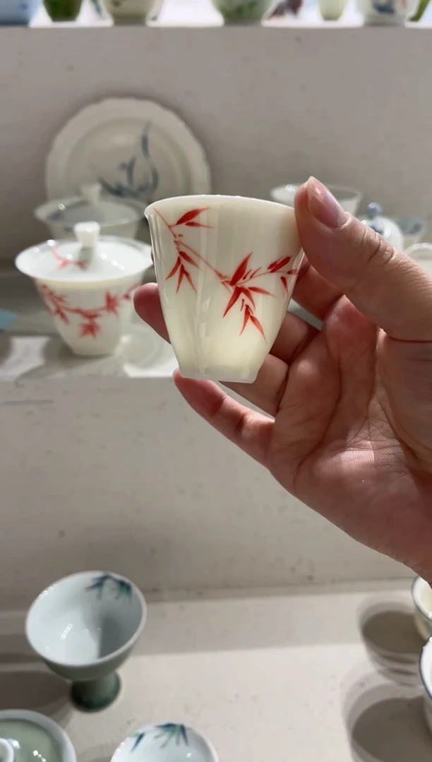【闪购商品】玉泥-红竹-有方品茗杯