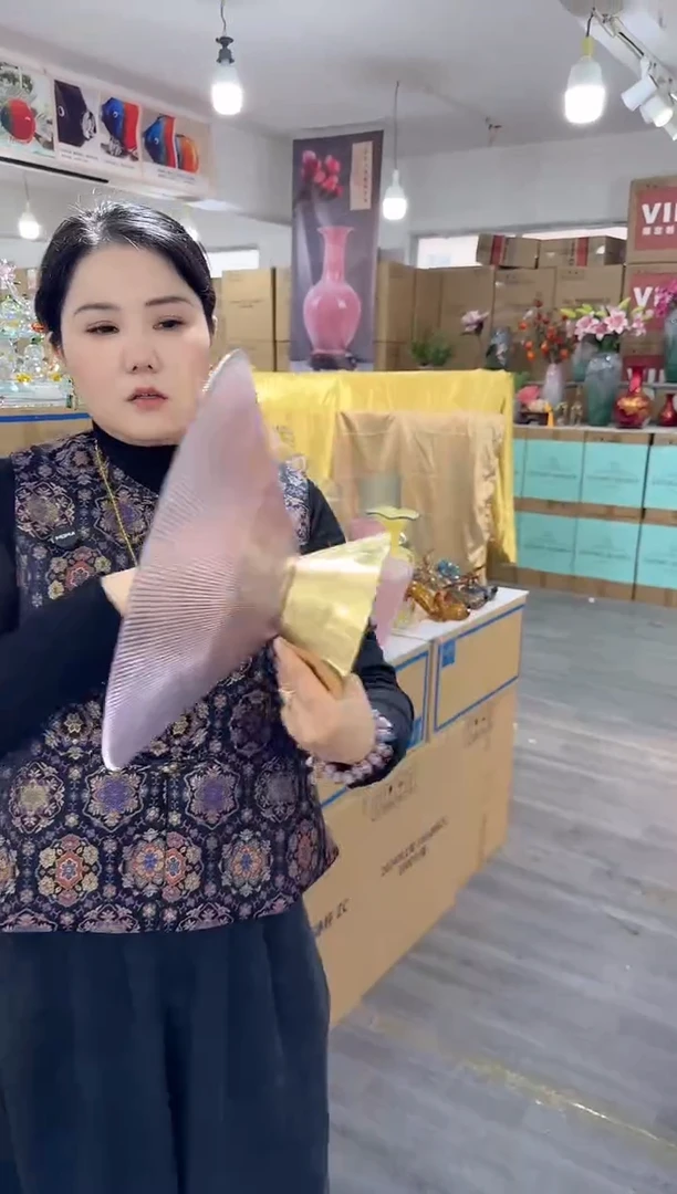 琉璃泰直花瓶花器K-晚3