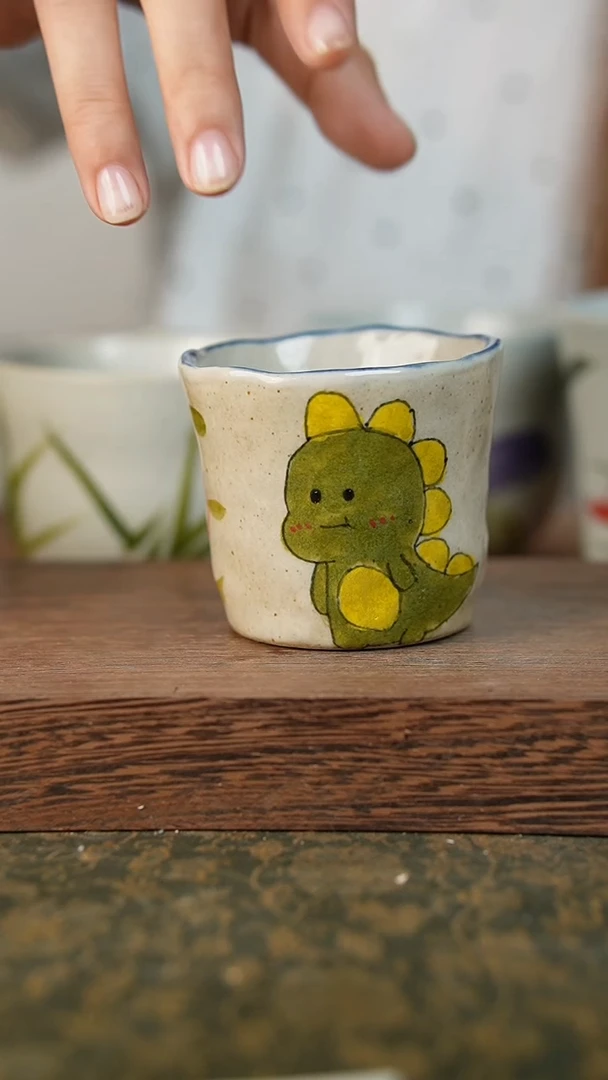 摆件泥垚手作 景德镇手工手绘器物
