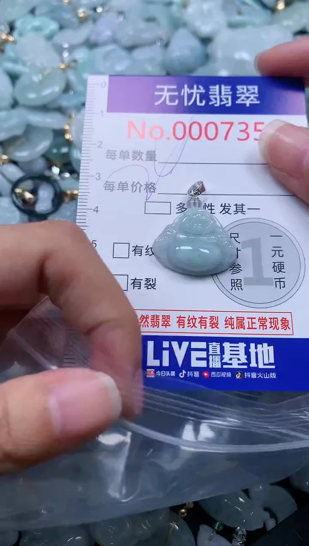 颈饰未镶嵌翡翠7355