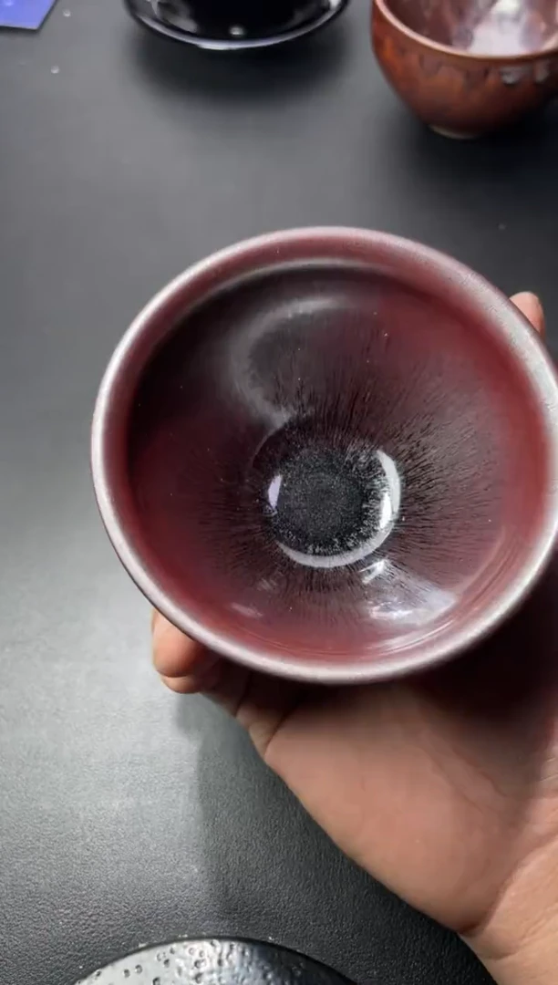 茶盏188（叶紫建盏叶紫