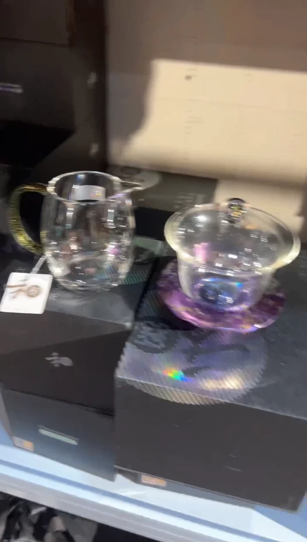 禾器斑斓耀辰盖碗星云紫+澄然黑金