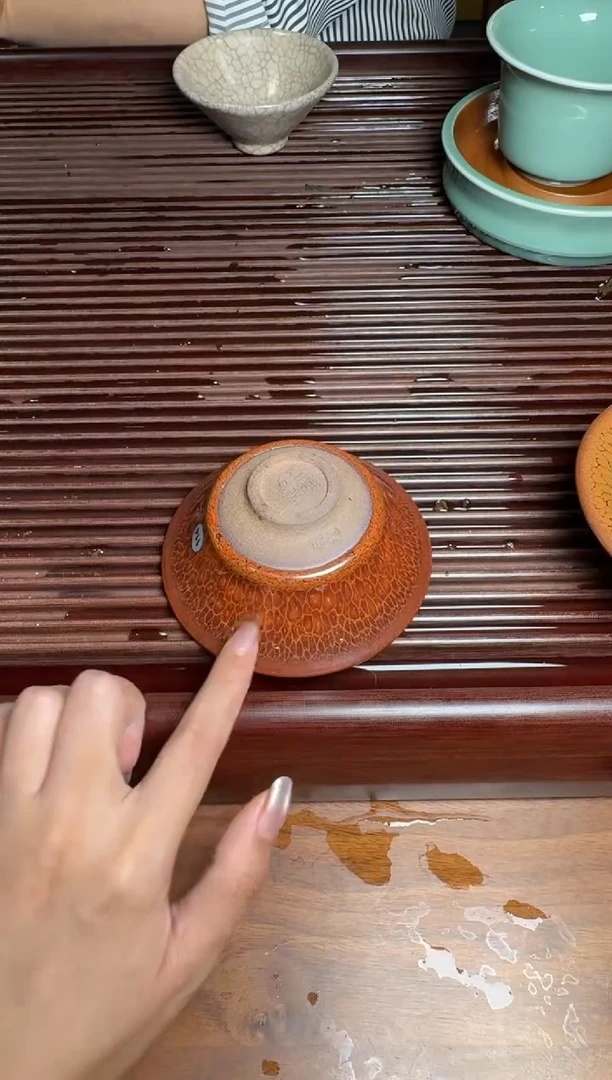 茶盏器型万里鹧鸪斑12