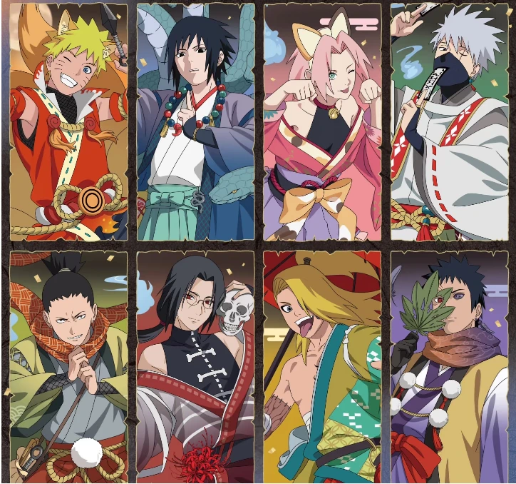 火影忍者日谷吧唧，妖怪系列，火影盲盒，火影吧唧，火影拆卡