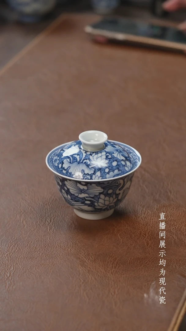 茶器茶器一鹭盖碗
