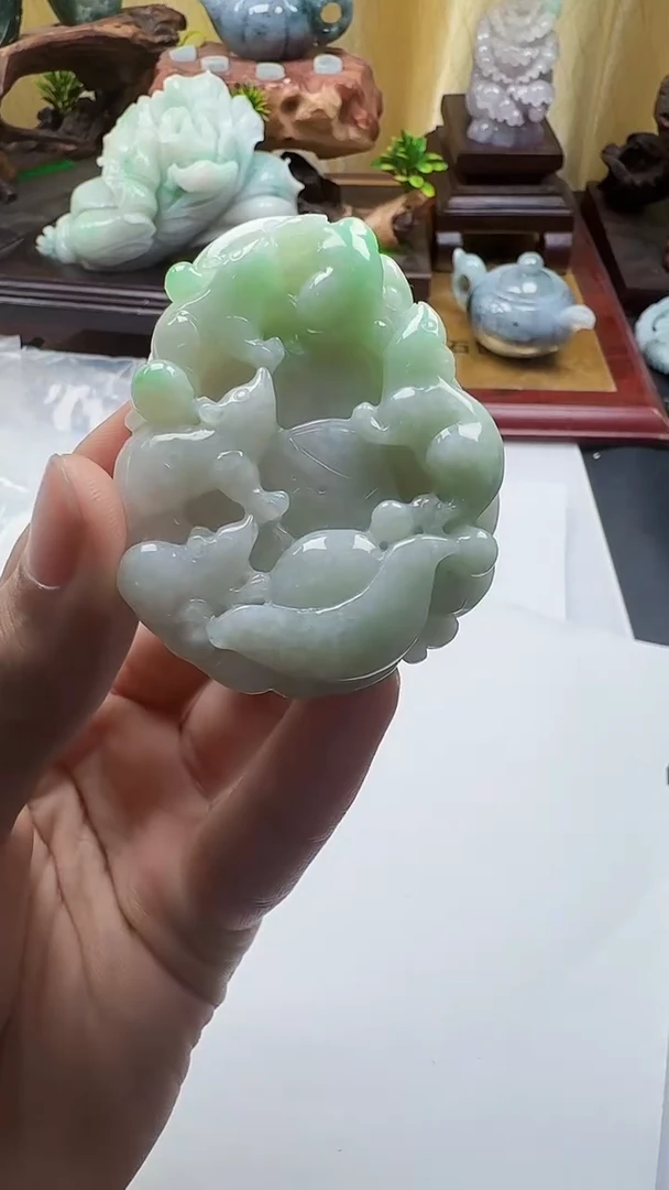 吊坠(不含链)未镶嵌翡翠1