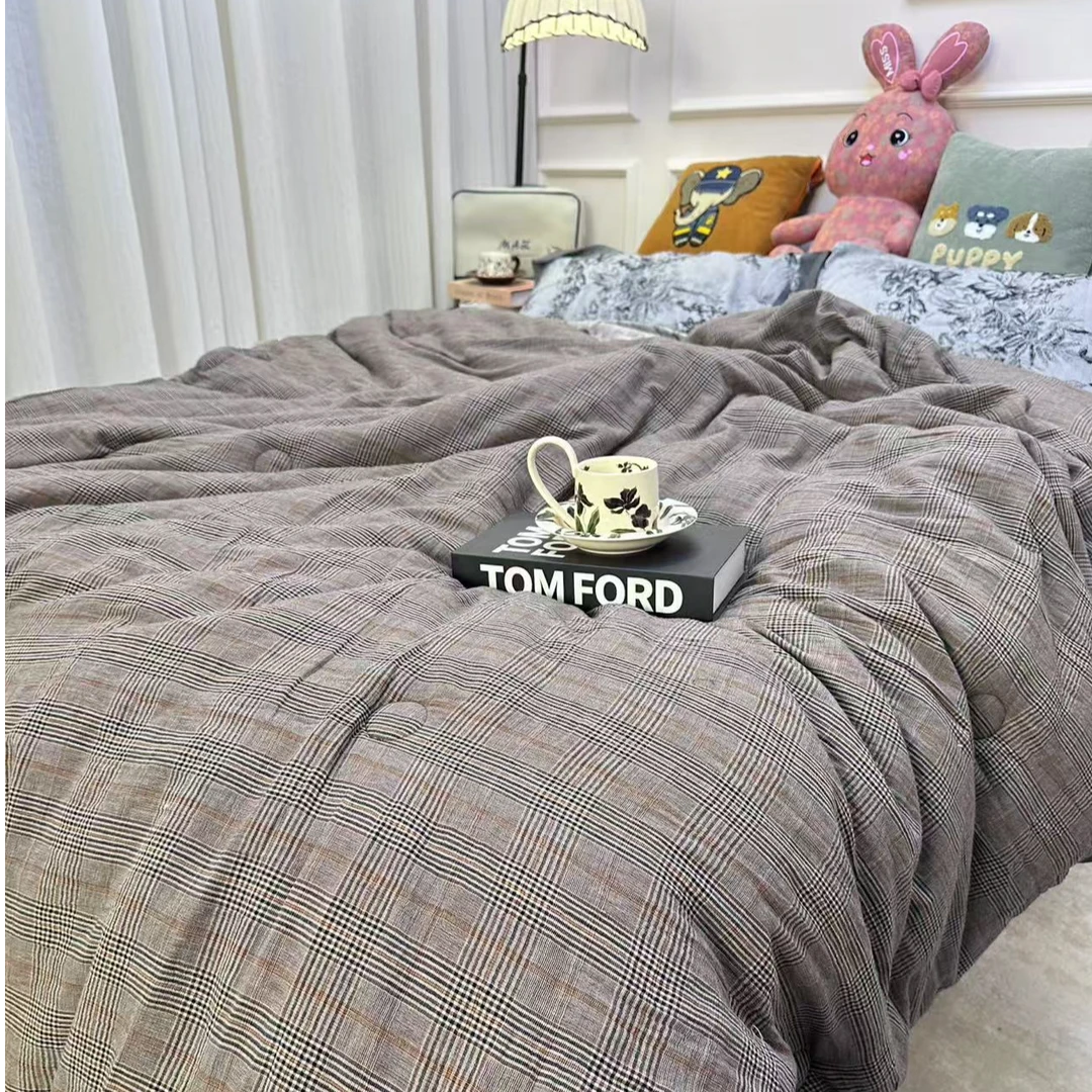 【MAZ咖韵】150*200轻奢保暖被亲肤简约被子