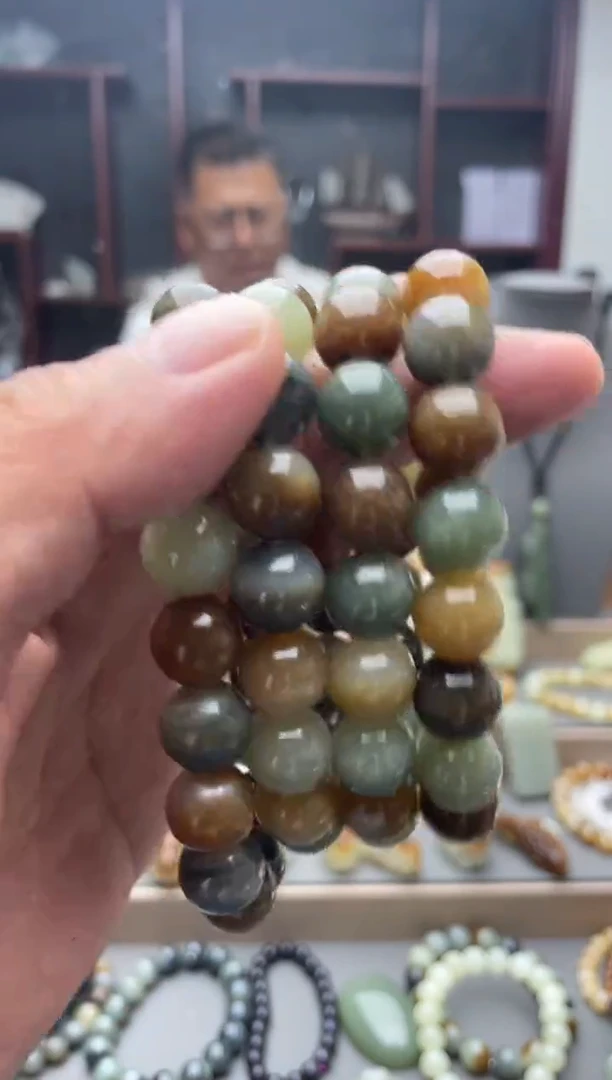 手串未镶嵌和田玉和田玉卡12